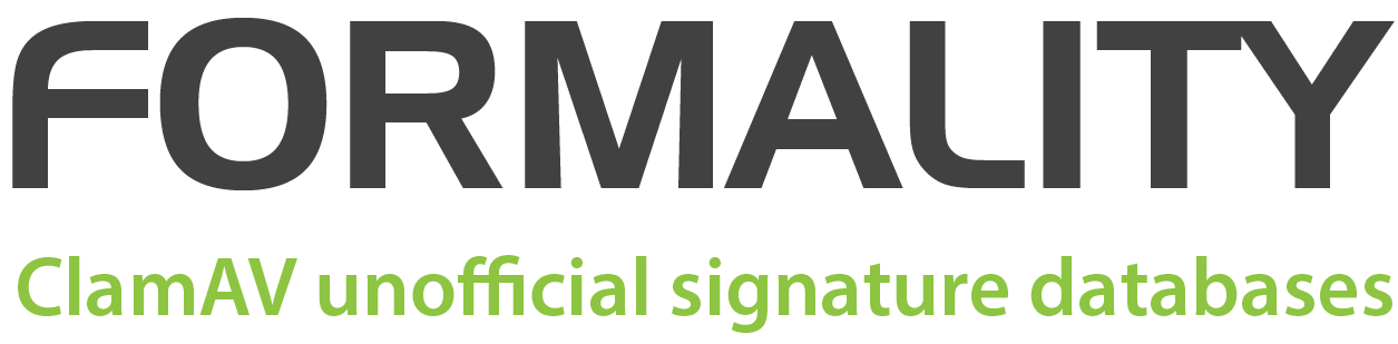FORMALITY - ClamAV unofficial signature databases